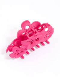 Plastic Blooming Flower Claw Clip - link has visual effect only