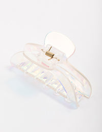 Plastic Holographic Moon Claw Clip - link has visual effect only