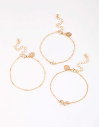 Gold Pretty Butterfly Bracelet Pack - link has visual effect only