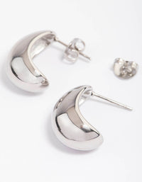 Waterproof Stainless Steel Small Bubble Hoop Earrings - link has visual effect only