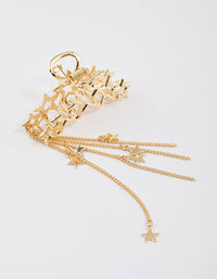 Gold Shooting Star Hair Claw Clip - link has visual effect only