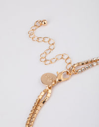 Gold Cup Chain Y-Neck Choker - link has visual effect only