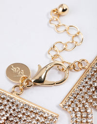 Gold Layered Cup Chain Bracelet - link has visual effect only