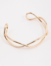 Gold Interwoven Wrist Cuff - link has visual effect only