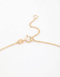 Gold Plated Sterling Silver Baguette Heart Necklace - link has visual effect only