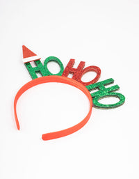 Kids Christmas Glitter Ho-Ho-Ho Headband - link has visual effect only