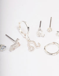 Silver Plated Leo Earring Pack - link has visual effect only