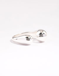 Silver Plated Open Sphere Ring - link has visual effect only