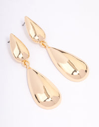 Gold Teardrop Earrings - link has visual effect only