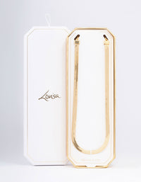 Gold Plated Snake Chain Necklace - link has visual effect only