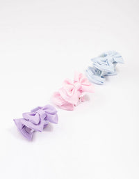 Pastel Bow Small Hair Claw Clip 3-Pack - link has visual effect only