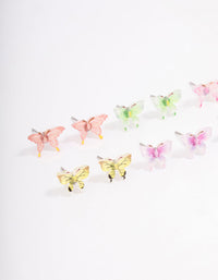 Pastel Mixed Butterfly Earring 8-Pack - link has visual effect only