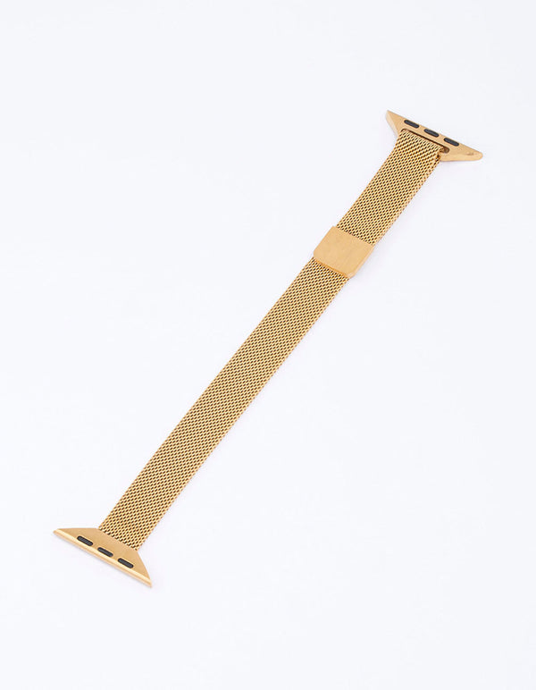 Gold Mesh Thin Watch Band 38/40/41mm