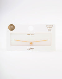 Gold Plated Sterling Silver Butterfly Charm Anklet & Bracelet - link has visual effect only