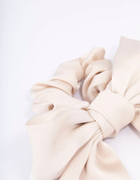 Natural Coloured Bow Hair Scrunchie - link has visual effect only