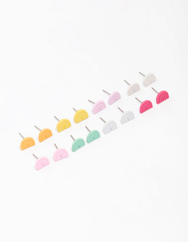 Mini Rainbow Earring 8-Pack