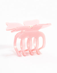 Small Acrylic Bow Claw Clip - link has visual effect only