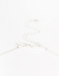 Silver Long Pendant Necklace - link has visual effect only