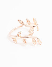 Rose Gold Plated Vine Wrapped Ring - link has visual effect only