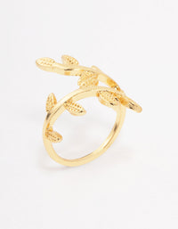 Gold Plated Vine Wrap Ring - link has visual effect only