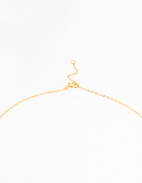 Gold Plated Sterling Silver Bow & Pear Pendant Necklace - link has visual effect only