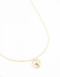 Gold Plated Hearts Necklace - link has visual effect only