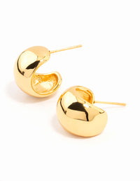 Gold Plated Surgical Steel Bubble Hoop Earrings - link has visual effect only