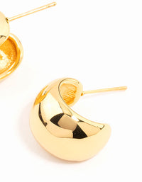 Gold Plated Surgical Steel Bubble Hoop Earrings - link has visual effect only