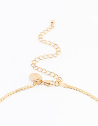 Gold Plated Bracelet & Necklace Set - link has visual effect only