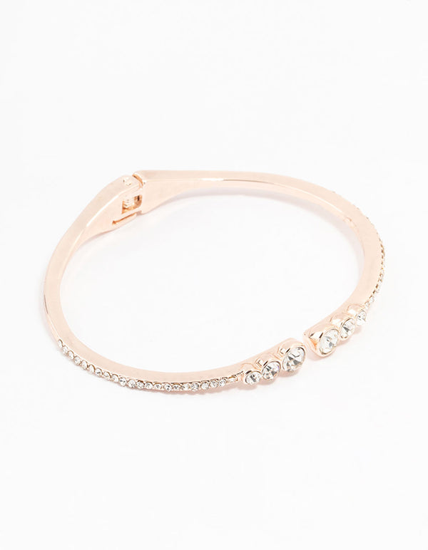 Rose Gold Diamante Bracelet