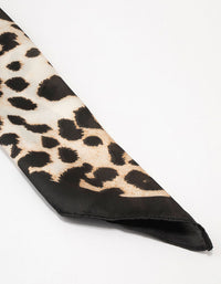 Leopard Fabric Satin Scarf - link has visual effect only