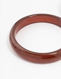 Brown  Acrylic Bangles 2-Pack - link has visual effect only