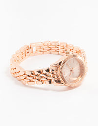 Rose Gold Round Small Watch - link has visual effect only