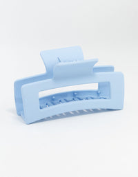 Large Blue  Coated Claw Clip - link has visual effect only