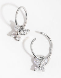 Fine Surgical Steel Sleeper Earrings 10MM - link has visual effect only