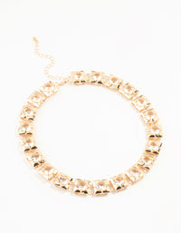 Gold Diamante Necklace - link has visual effect only