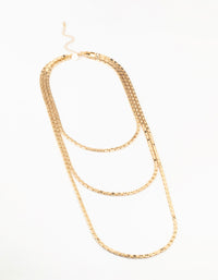 Gold Layered Necklace - link has visual effect only