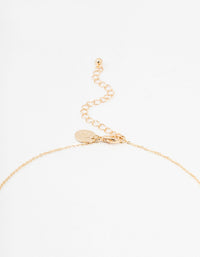 Gold Enamel Donut Necklace & Earrings Set - link has visual effect only