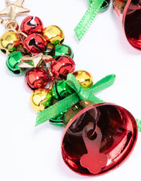 Jingle Bells Gold Drop Earrings - link has visual effect only