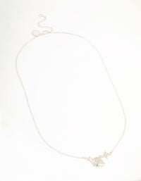 Silver Planet Star Diamante Necklace - link has visual effect only