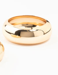 Gold Statement Orb Bangles 2-Pack - link has visual effect only