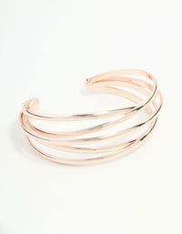 Rose Gold Crossover Wrist Cuff - link has visual effect only