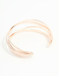 Rose Gold Crossover Wrist Cuff - link has visual effect only