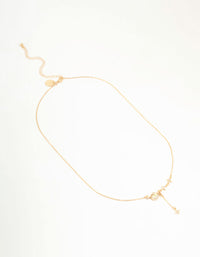 Gold Diamante Planet & Stars Y-Necklace - link has visual effect only