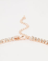 Rose Gold Diamante Cupchain Layered Y-Necklace - link has visual effect only