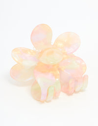 Multicoloured Acrylic Daisy Claw Clip - link has visual effect only