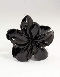 Black Ombre Frangipani Claw Clip - link has visual effect only