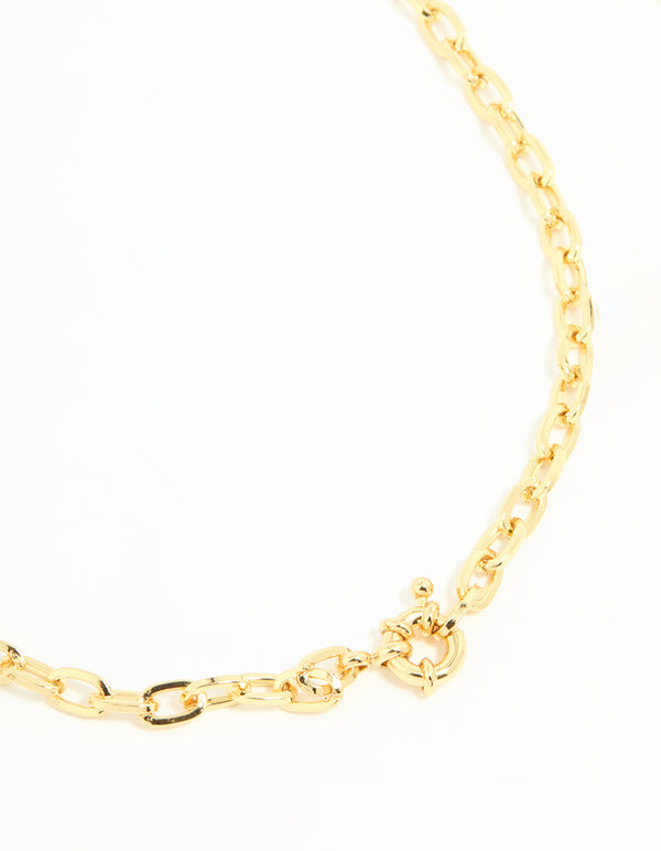 Gold Dainty Chain Necklace