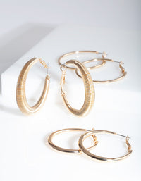 Gold Spiral Hoop Pack - link has visual effect only