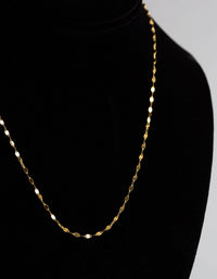 9ct Gold Forzantina Chain Necklace - link has visual effect only